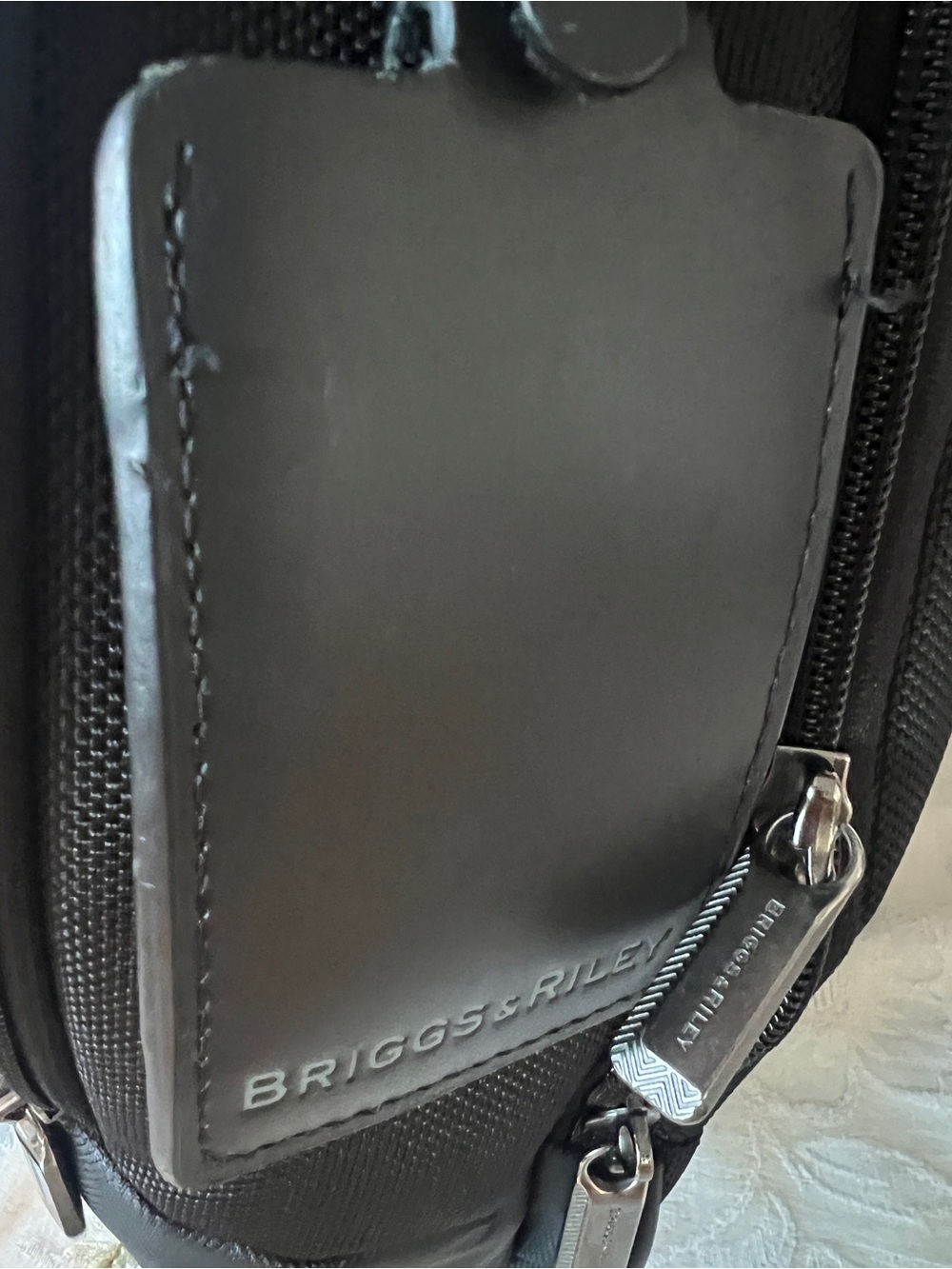 Briggs & Riley Black Slim Backpack - Picture 3 of 11